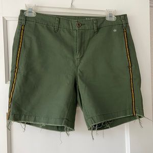 Women’s army green shorts